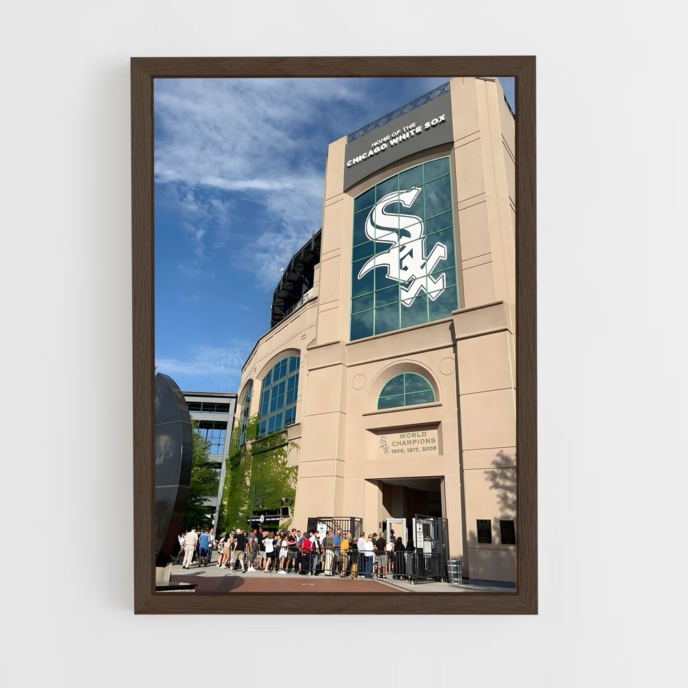 Poster La Foule au Stade – affiche Baseball (vue 5)